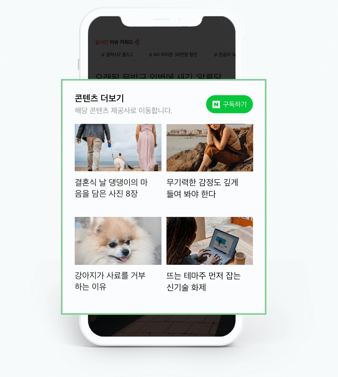 제휴사 아웃링크 영역을 통한 추가 트래픽 확보